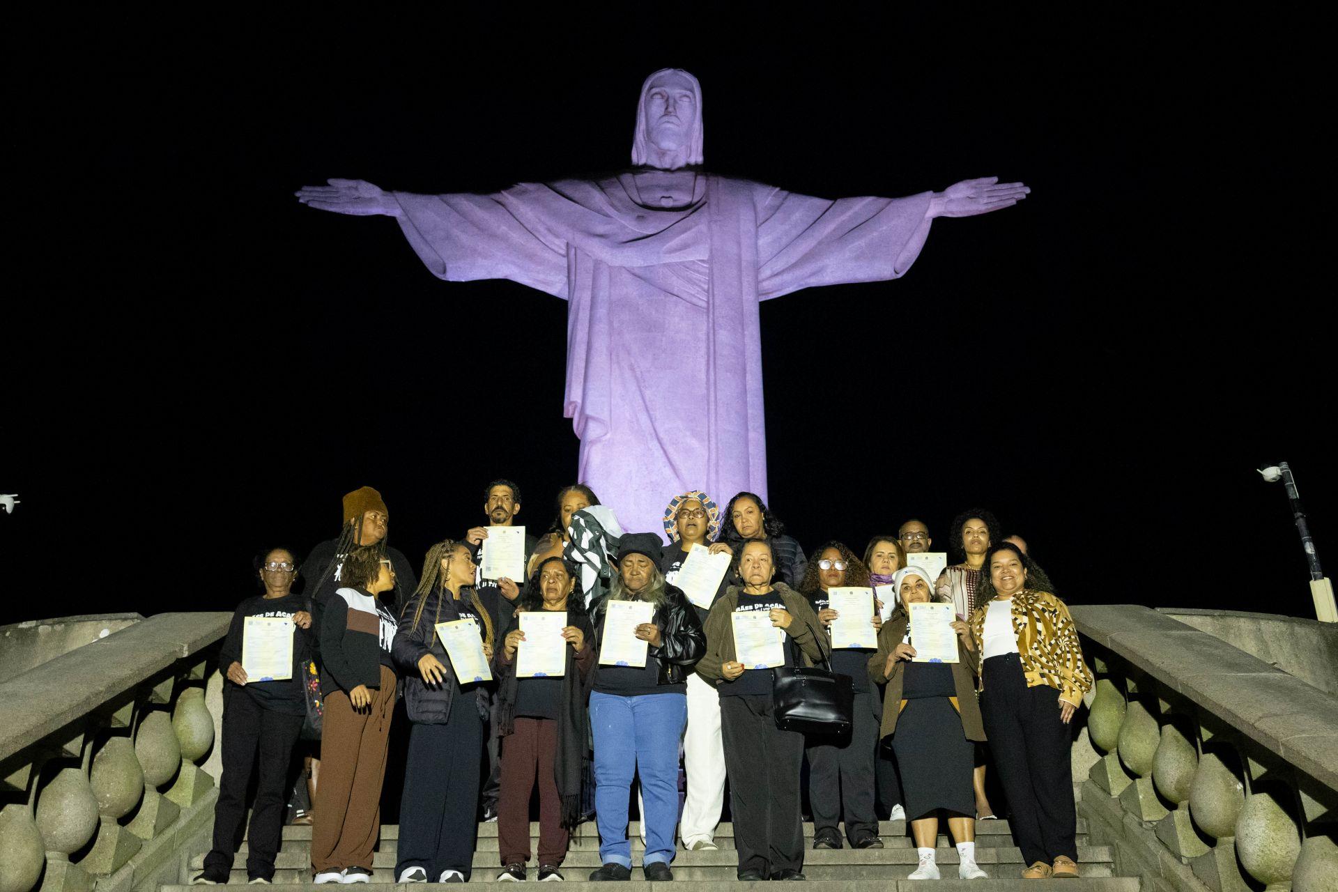 Cerimônia no Santuário Cristo Redentor em memória das vítimas da Chacina de Acari