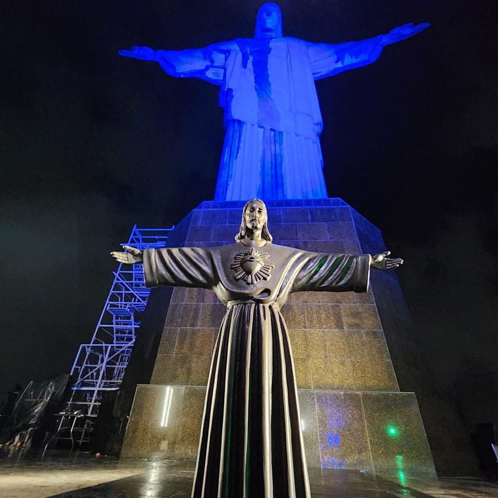 Missa celebra aniversário de geminação entre Cristo Redentor e o monumento Cristo Rei de Almada