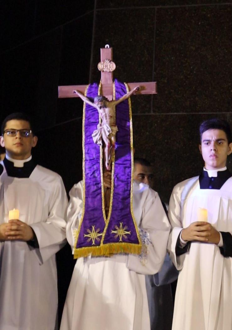 Santuário Cristo Redentor inova e faz Via Sacra com as 14 estações em quadros de arte naif, que foram colocados ao longo da estrada que dá acesso ao Santuário