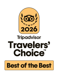 Selo oficial Tripadvisor Travellers&rsquo; Choice Os melhores dos melhores 2026